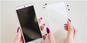 آموزش نصب گلس گوشی