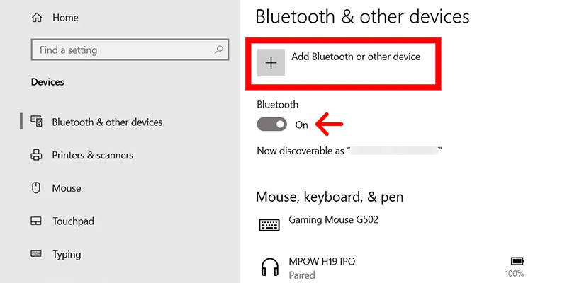 نحوه اتصال هندزفری بی‌سیم و هدفون بلوتوثی به ویندوز