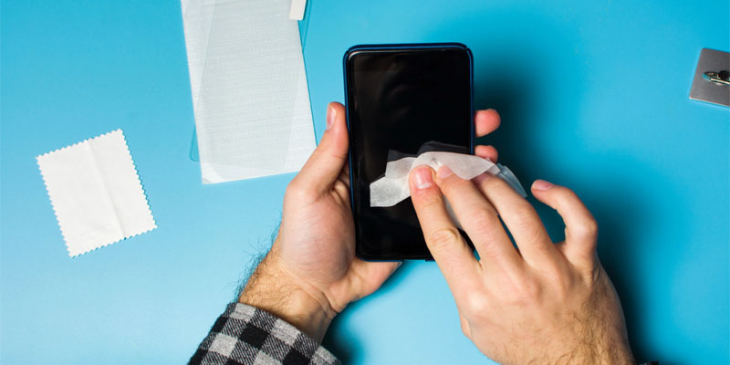 نصب گلس گوشی