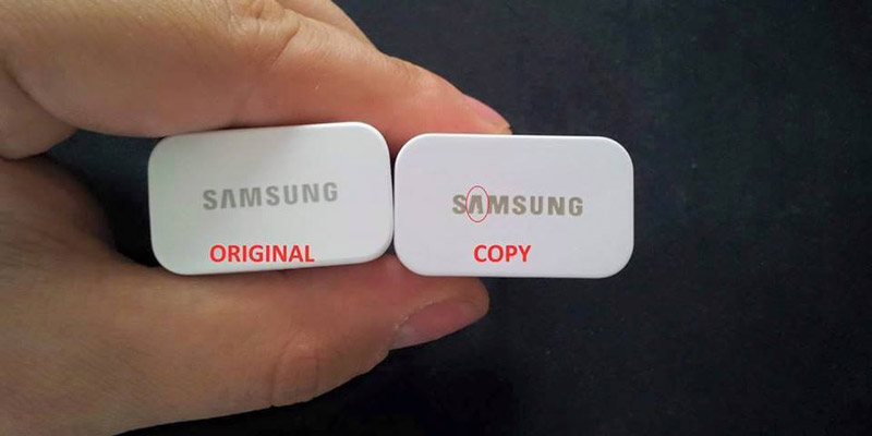 تشخیص شارژر اصلی سامسونگ 