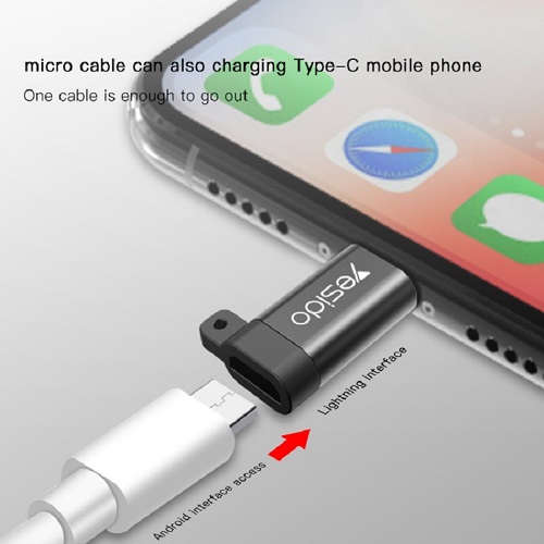 مبدل Micro USB به لایتنینگ Yesido مدل GS05