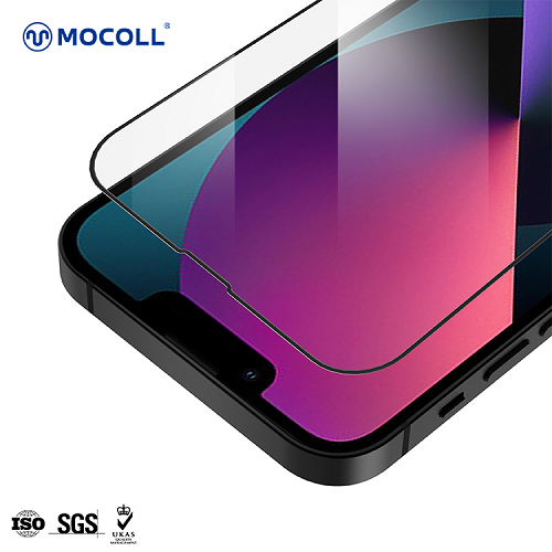 گلس آیفون MOCOLL مدل Golden Shield Full Cover 2.5 D