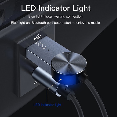 گیرنده بلوتوث Yesido مدل YAU24