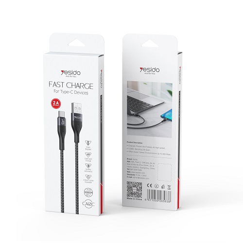 کابل USB به Yesido  Type-c مدل CA121