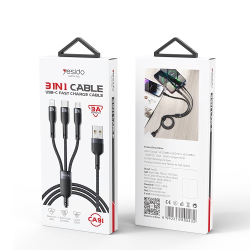 کابل چند کاره Yesido مدل CA91