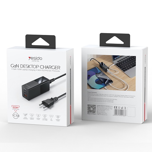 شارژر GaN رومیزی Yesido مدل YC58EU