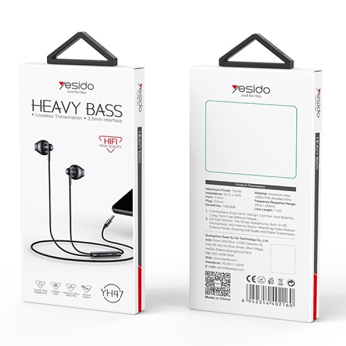 هندزفری سیمی Yesido مدل YH47