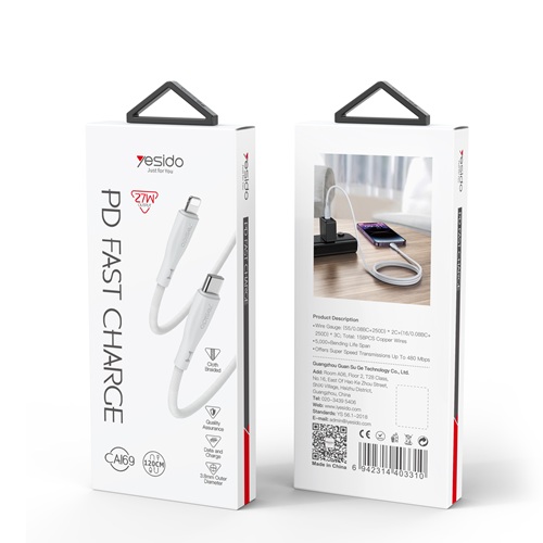 کابل تایپ سی به لایتنینگ Yesido مدل CA169