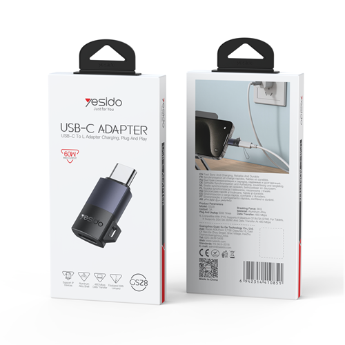 مبدل لایتنینگ به تایپ سی Yesido مدل GS28