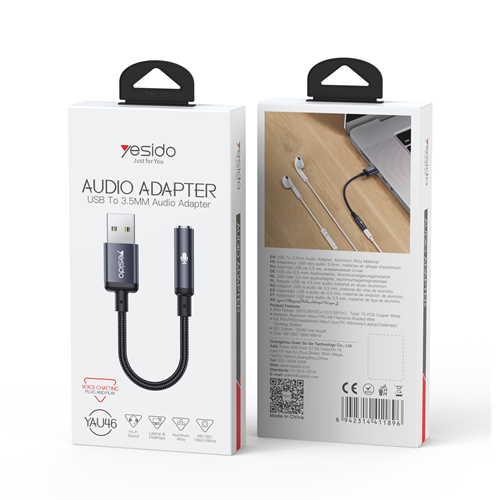 کابل AUX به Yesido USB مدل YAU46