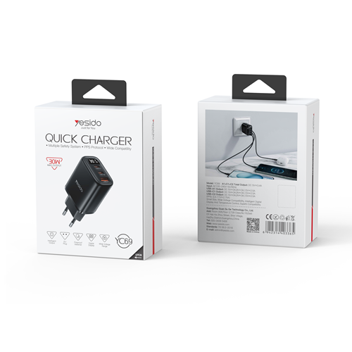 شارژر دیواری Yesido مدل YC69